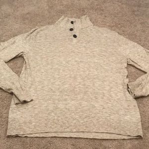Tan Banana Republic sweater (cotton/rayon/nylon)